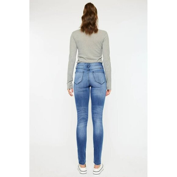 Kan Can Lyla High Rise Super Skinny Jeans KC7113M 1/24 - Picture 2 of 8